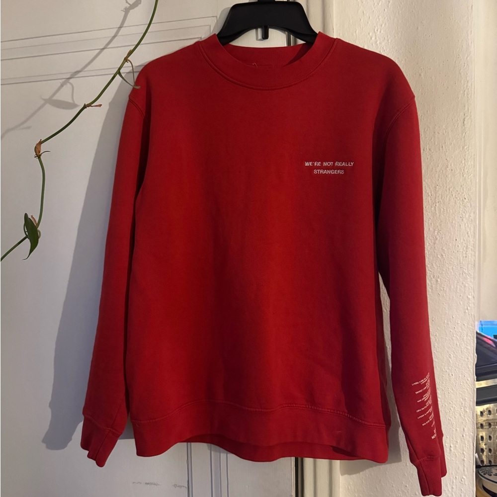 We’re Not Really Strangers conversation cheat code Crewneck Sweatshirt
